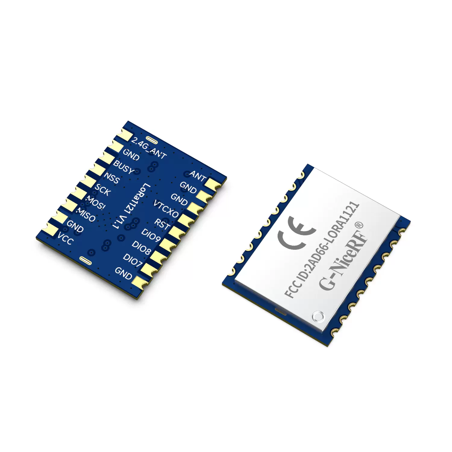 TJ10 LORA 433MHZ/2.4G wan LR1121 وحدة ارسال و استقبال لورا