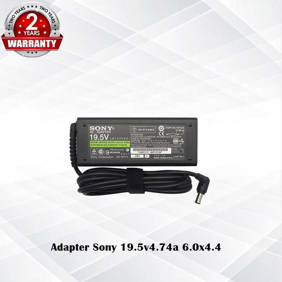 SONY Laptop Charger Adapter 19.5V 4.75A شاحن