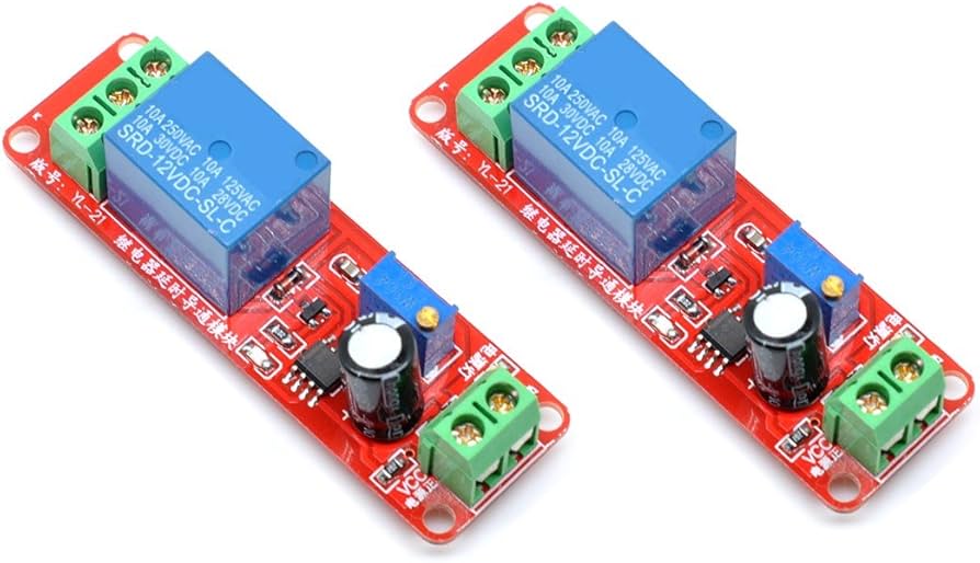 Y2 DC  12V Time Delay Relay NE555 Time Relay مرحل تأخير زمني