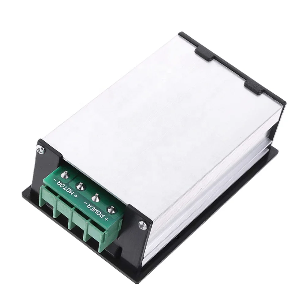 6V-60V 30A dimmer 30a speed control and puch putten  منظم سرعة محرك مع مغتاح خارجي