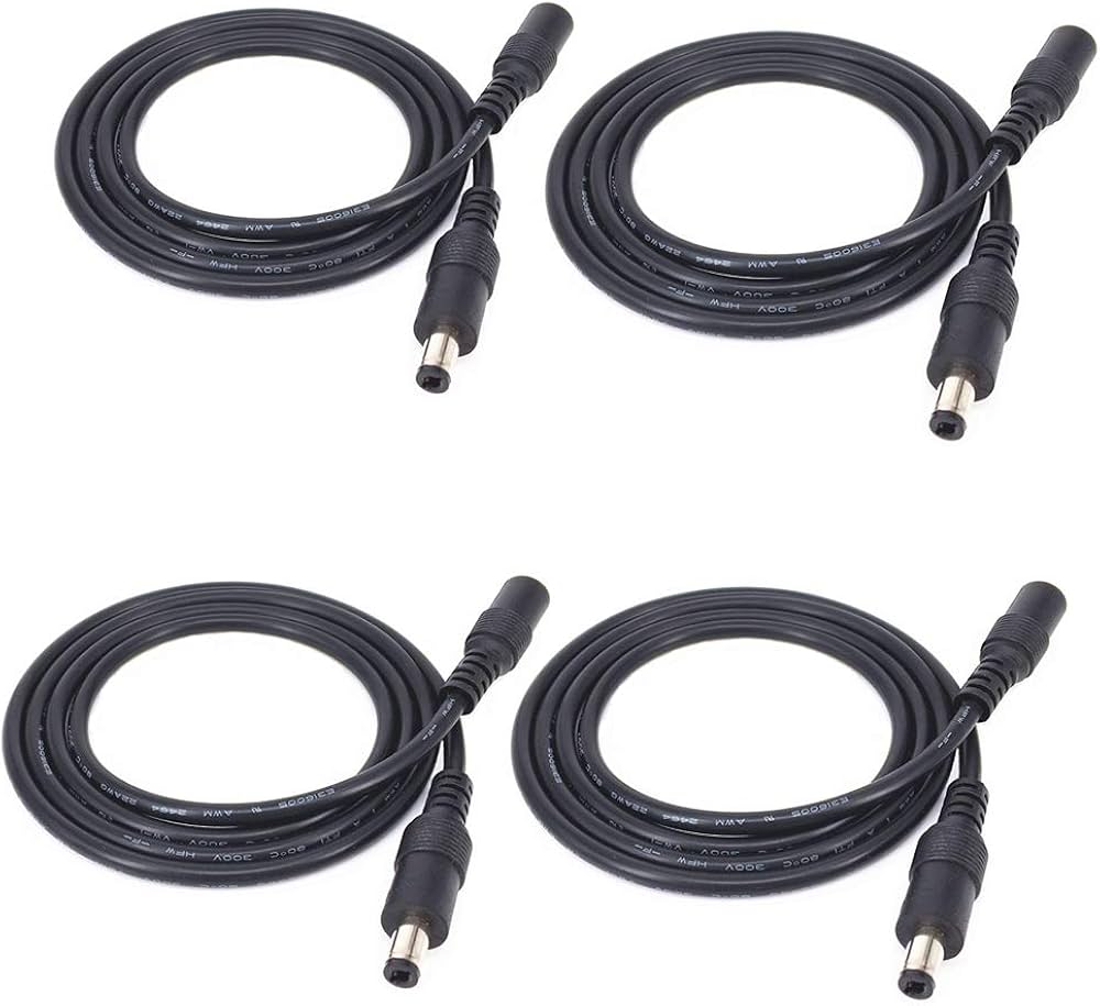 وصلة 5.5dc to 4 pin  20cm