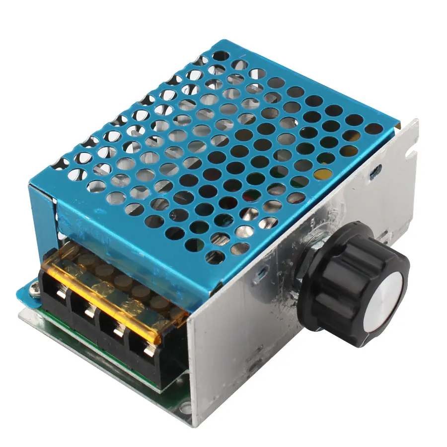 منظم جهد ومتحكم سرعة 4000W AC SCR Dimmer Regulator