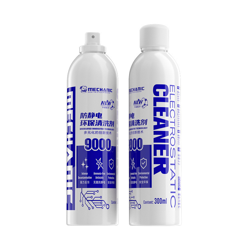 MECHANIC 9000 Anti-Static Cleaner 300ml منظف مضاد للشحنات الكهربائية