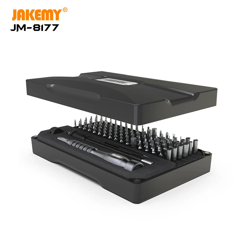 JAKEMY JM-8177 (106 in 1) Magnetic Screwdriver Set عدة مفك مغناطيسي
