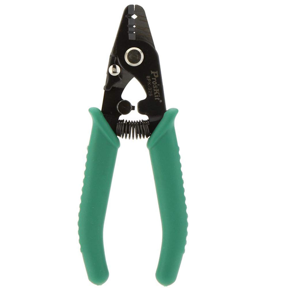 Pro'sKit® Fiber Optic Stripper 8PK-326 بينسة لتقشير وقص اسلاك الألياف الضوئية