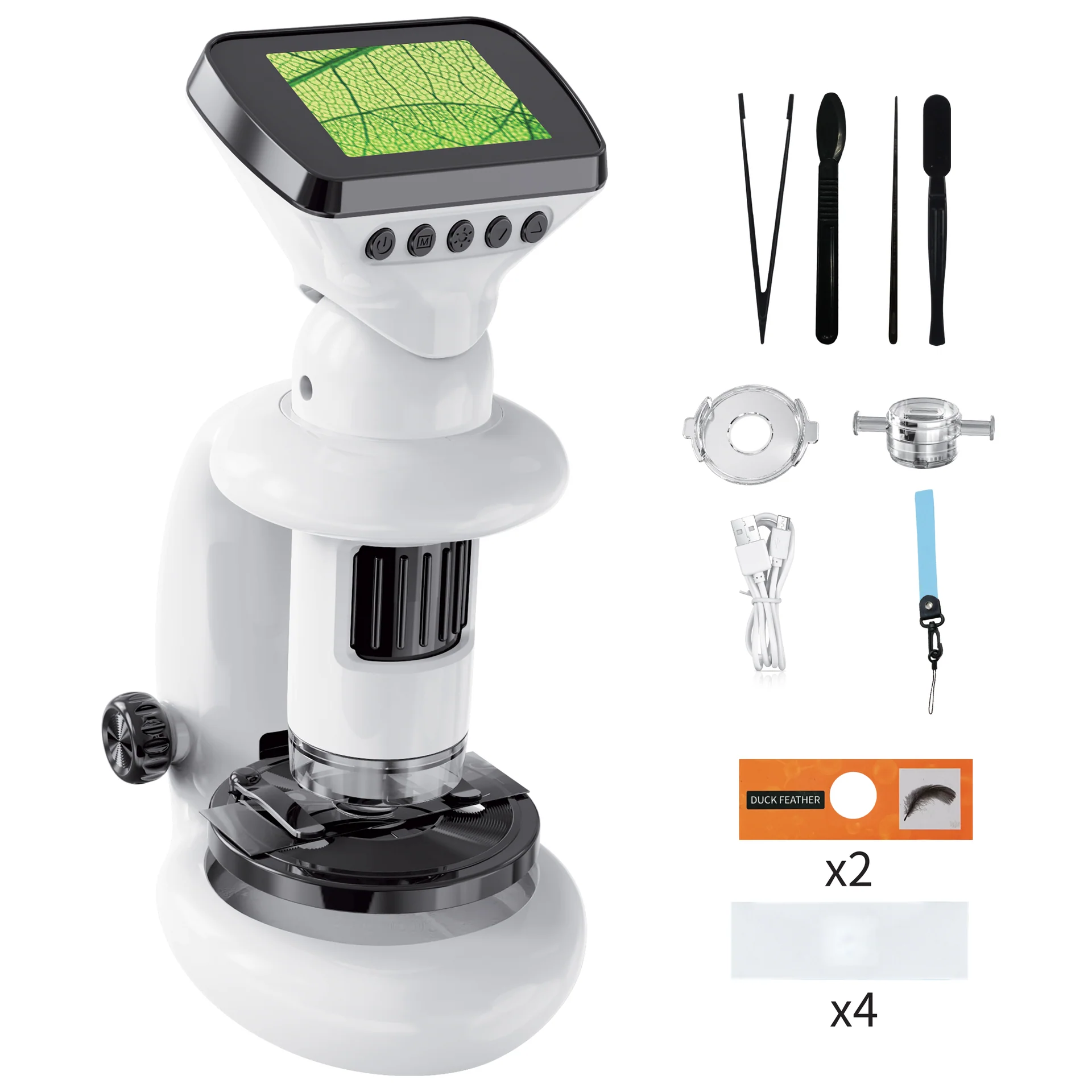 MS2 1000X 720P Digital Microscope 5inch Screen  جهاز تكبير الكتروني‏