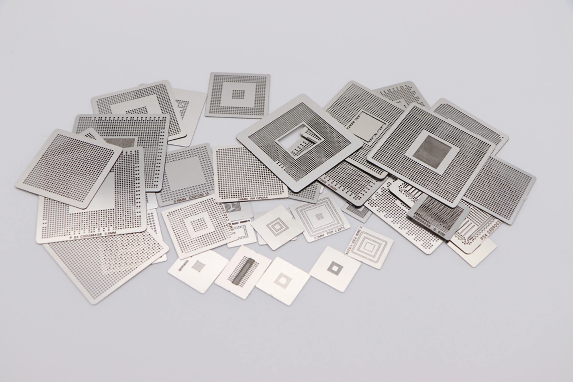 vd11-56PCS/LOT Direct heating stencis BGA reballing cpu ps3 ps4 xbox شبلونة