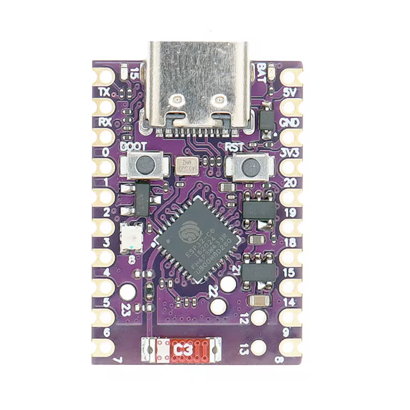 TJ1 ESP32-c6  super minimum 2 type-c لوحة تطوير