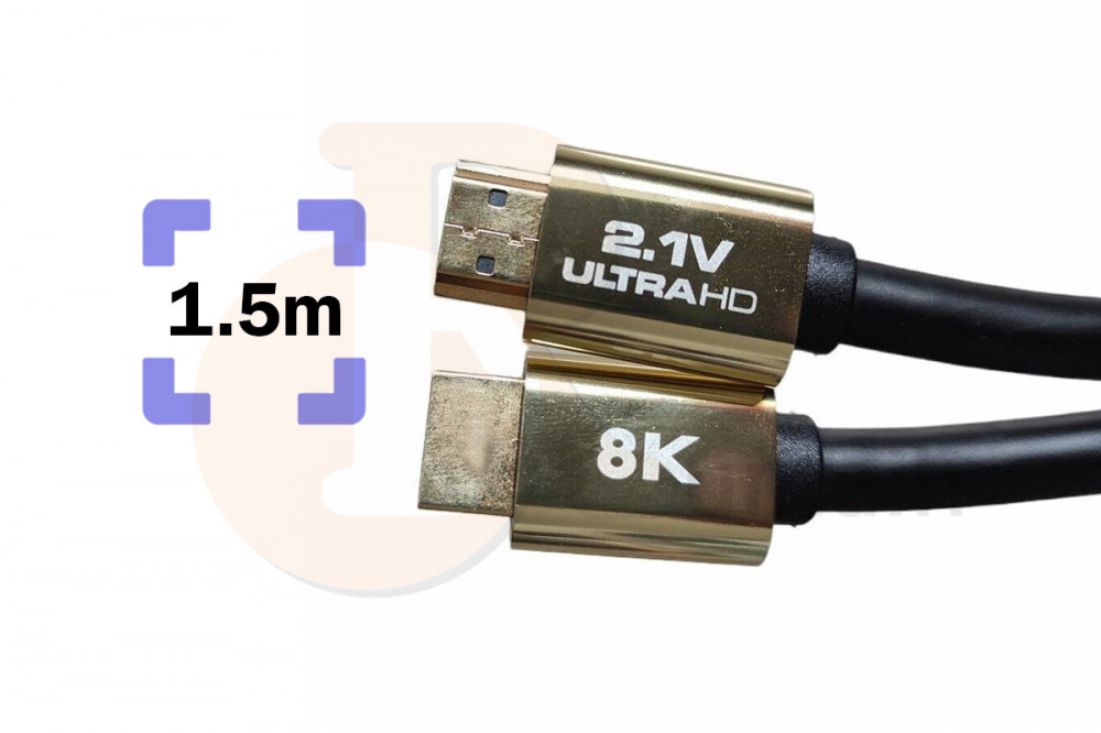 كابل HDMI 8K اصدار 2.1v بطول 1.5 متر