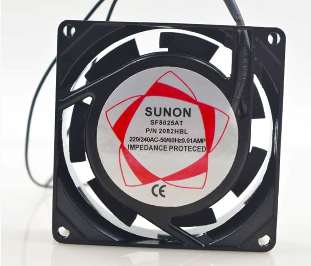 مروحة تبريد معدنية METAL Cooling Fan 220V 80*25