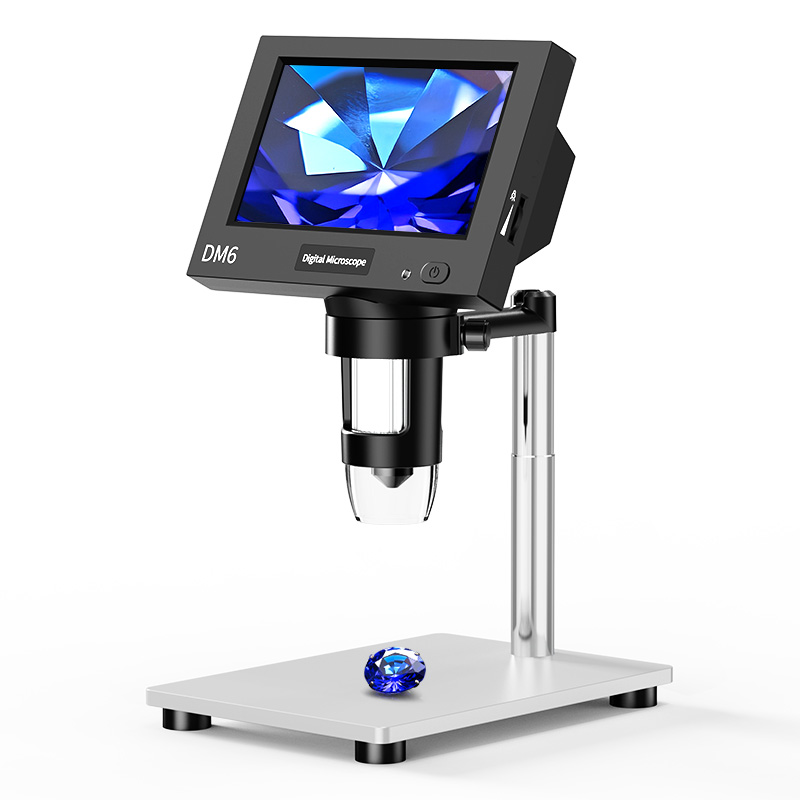 DM6 4.3inch LCD Digital Microscope 1000X جهاز تكبير الكتروني