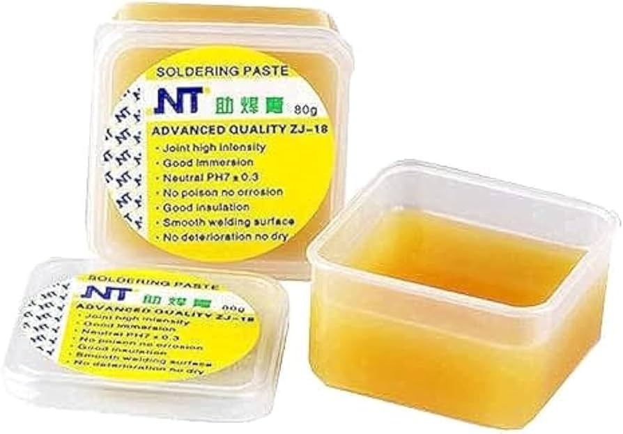 مساعد لحام Solder Flux Paste 20g Metal Box