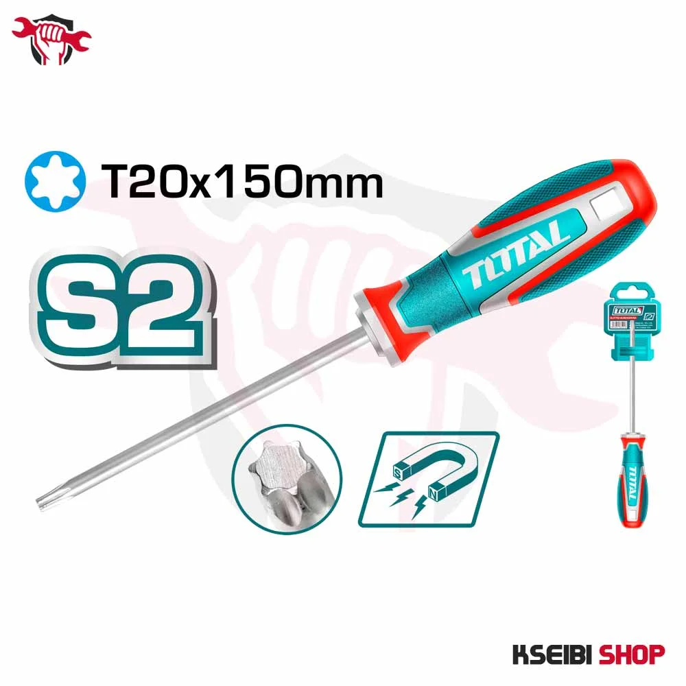 مفك براغي نجمة/مفطح   COMP102 Screwdriver CR-V 3mm