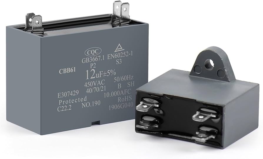 CBB61 450V1.2UF Motor Capacitor 4pin مكثف لحام