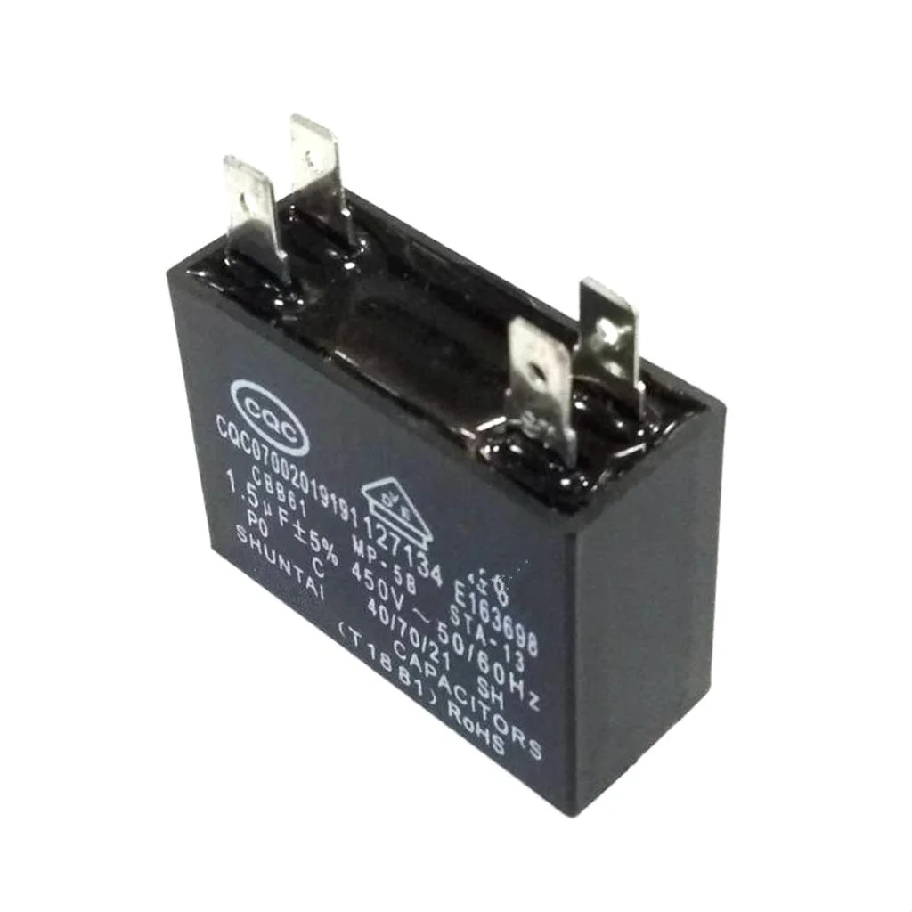 CBB61 450V1.5UF Motor Capacitor 4pin مكثف لحام