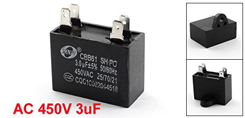 CBB61 450V3UF Motor Capacitor 4pin مكثف لحام