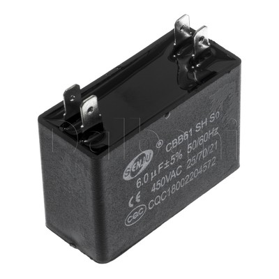 CBB61 450V6UF Motor Capacitor 4pin مكثف لحام