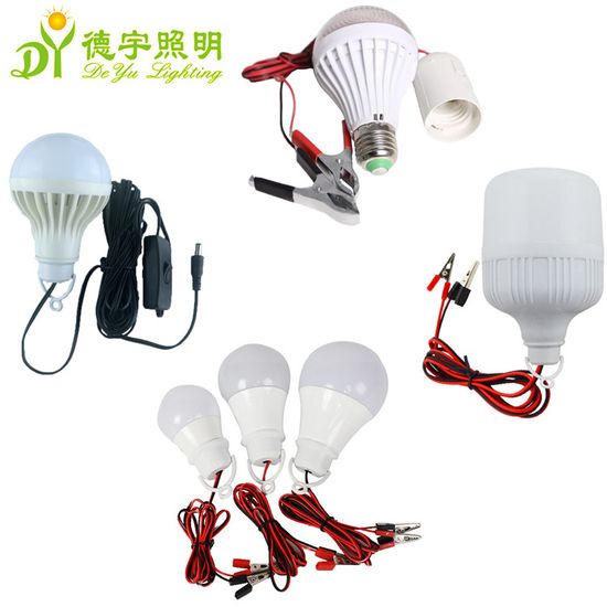 DC12V 5W LED Lamp with 3m Wire  لمبة ليد