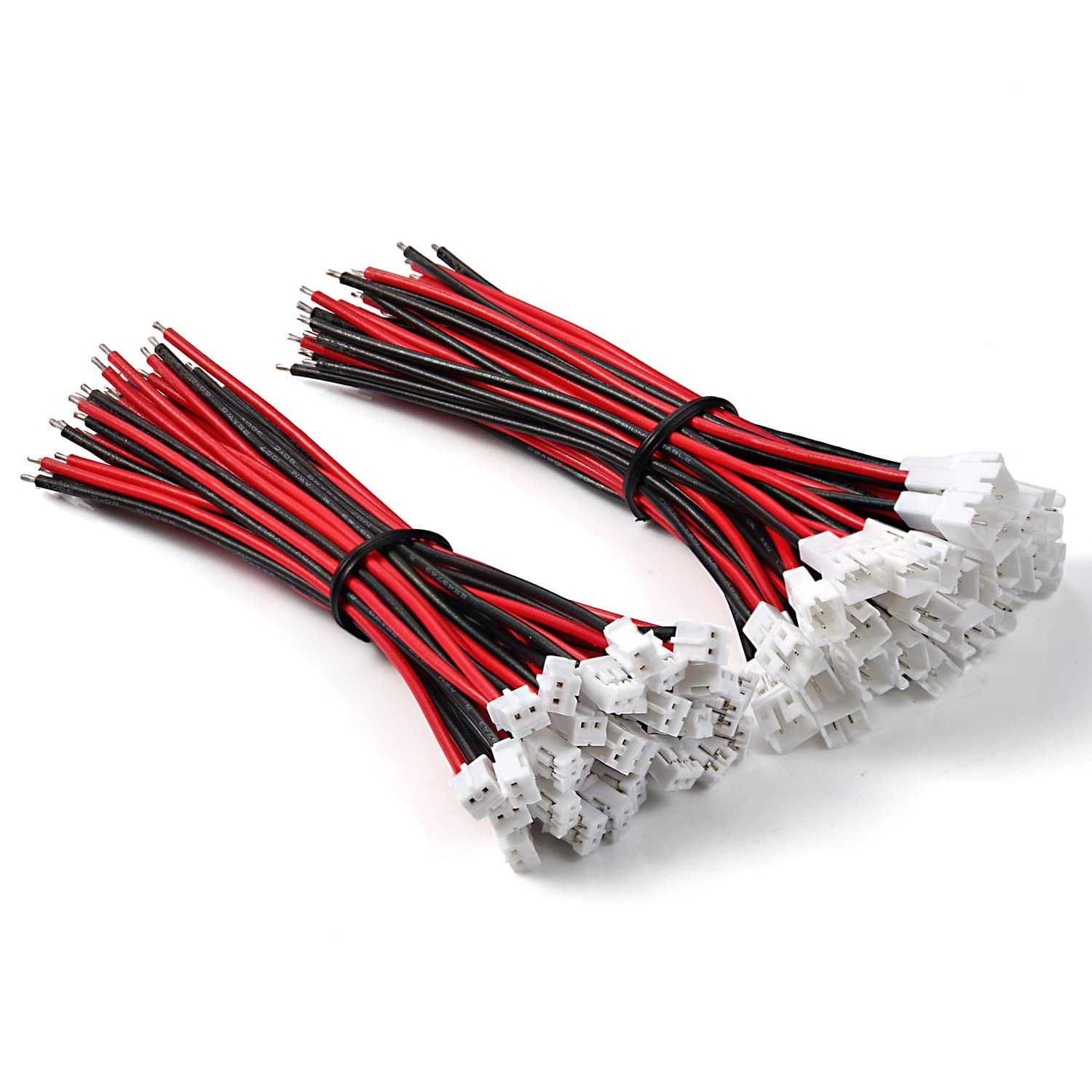 2PIN ph2.54mm/2.0mm m/f plug سلك و لحام