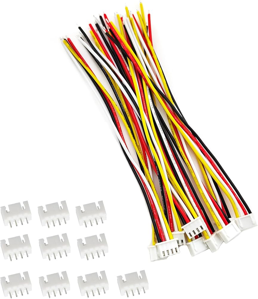 4PIN ph2.54mm m/f plug اسلاك