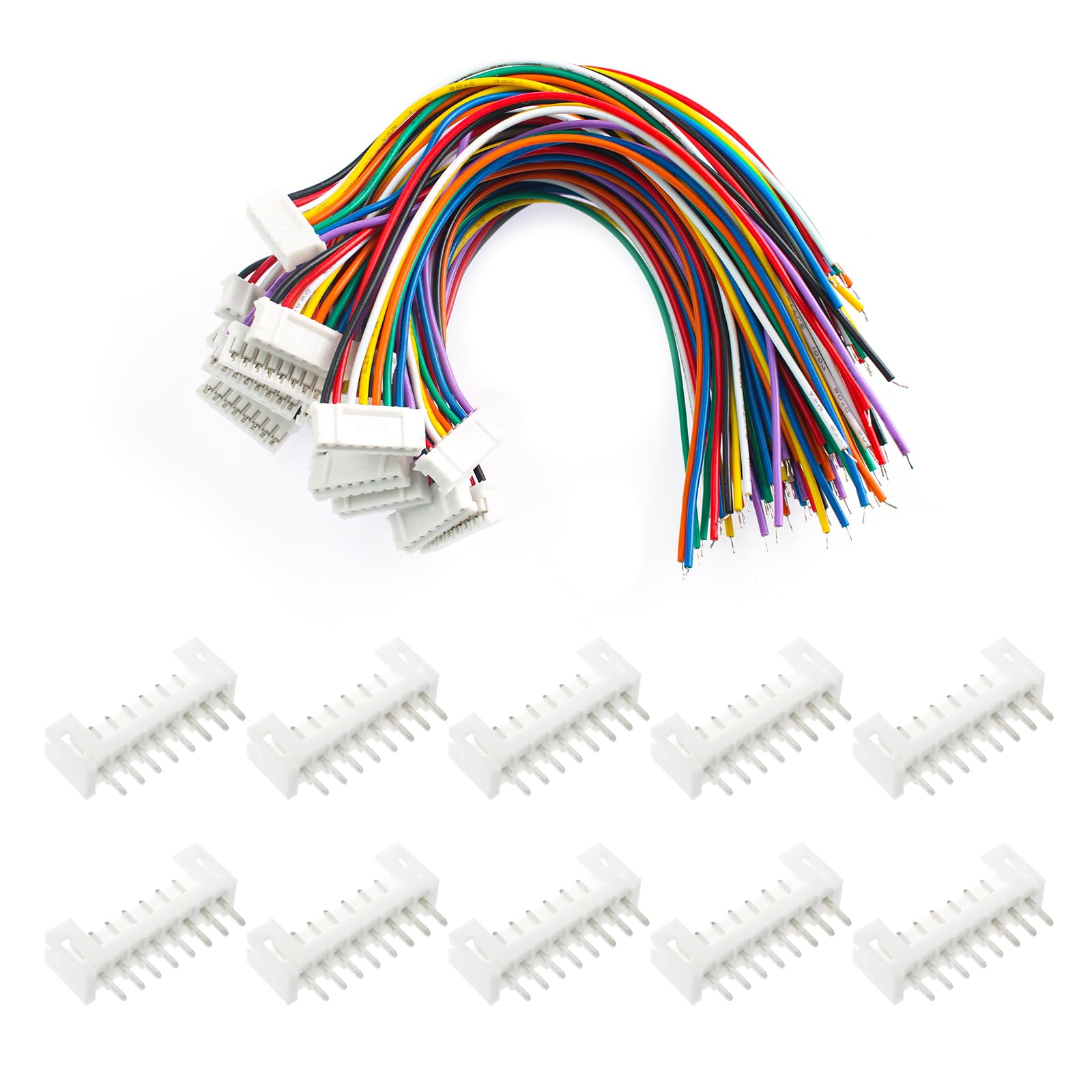 8PIN ph2.54mm m/f plug اسلاك