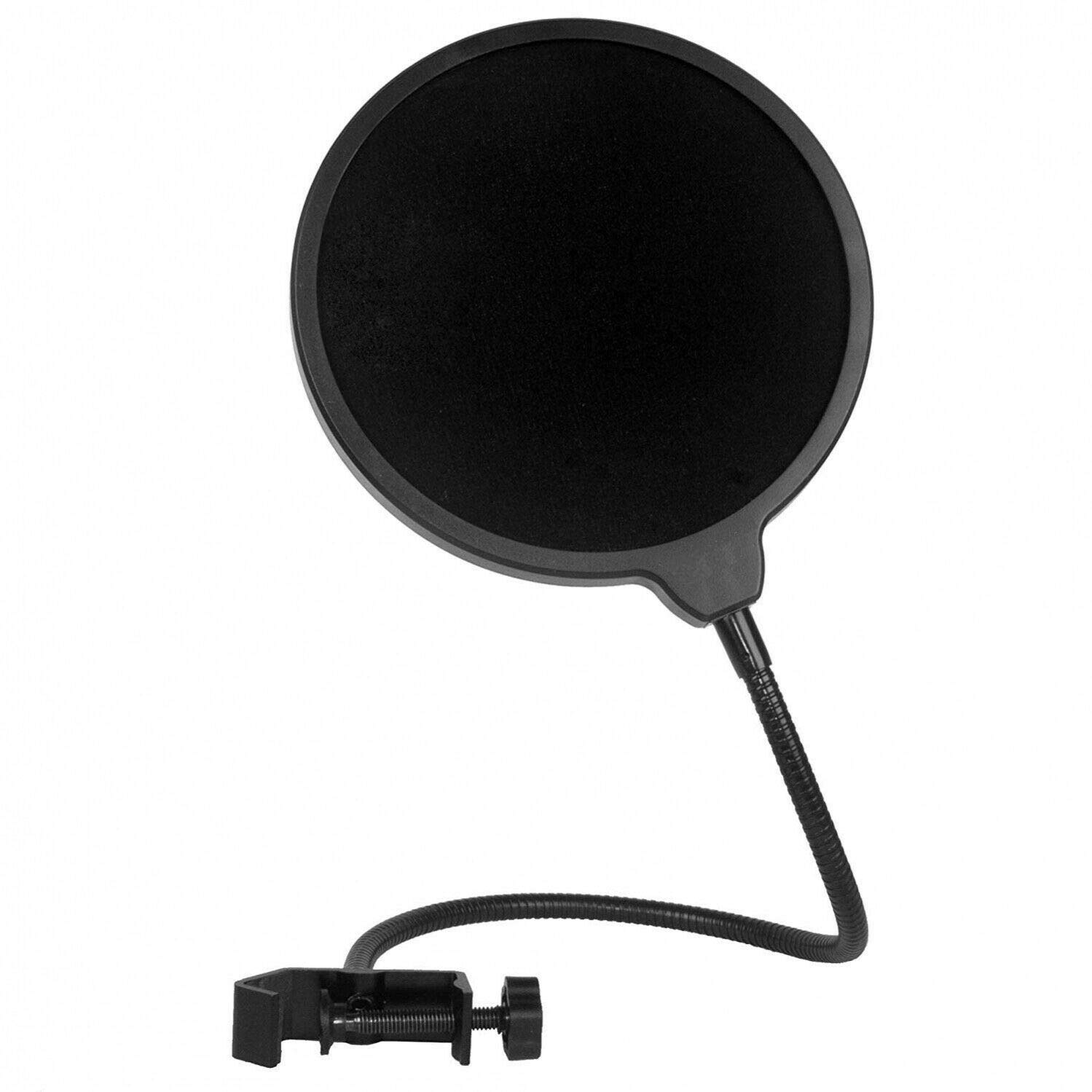 100/155mm Double Layer Studio Microphone فلتر مايك دائري