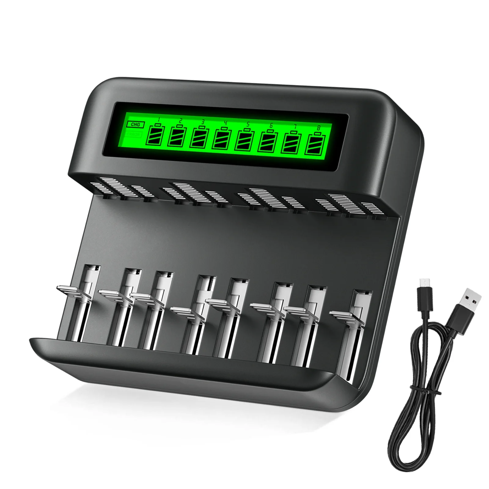 AA/AAA USB Battery Charger شاحن بطاريات ثنائي