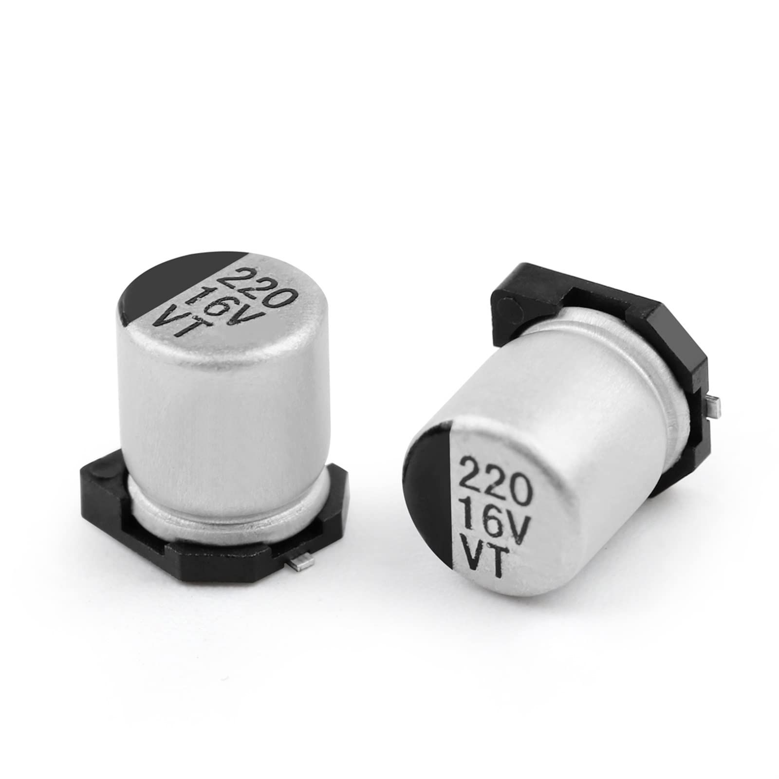 10v1000uF SMD Electrolytic Capacitor مطبوع مكثف كيميائي