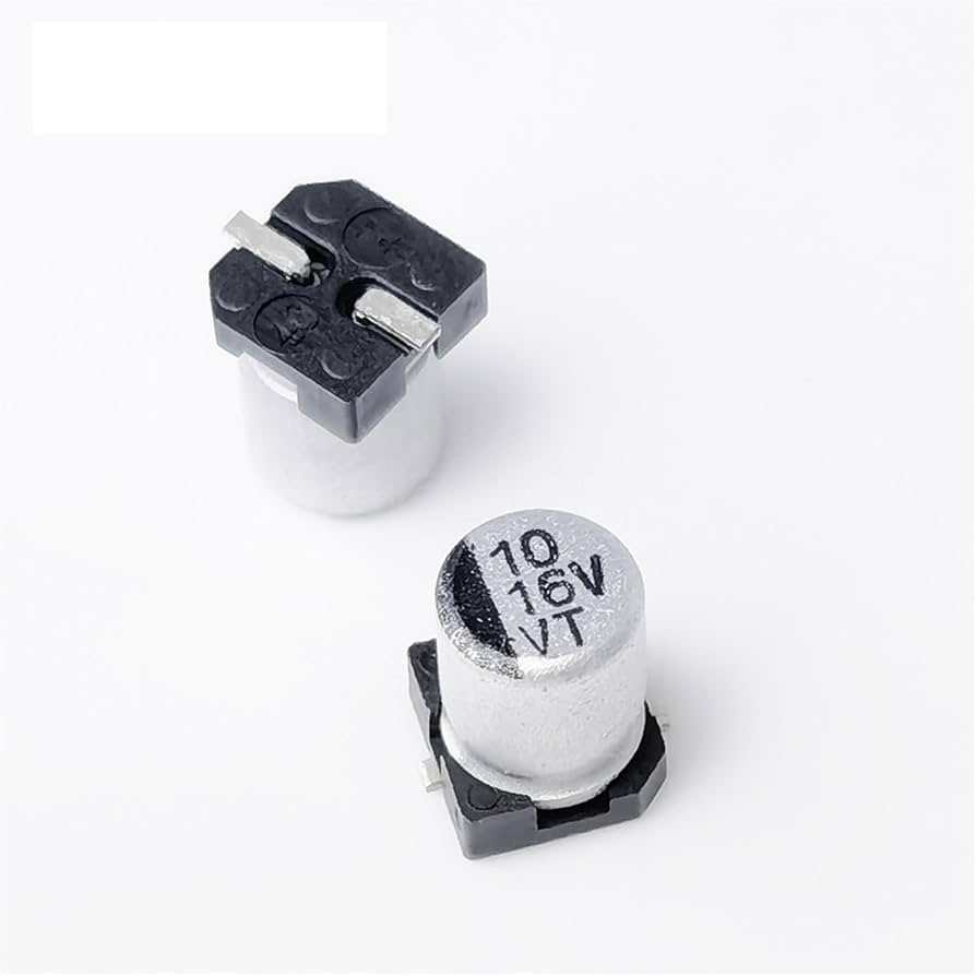 16v10uF SMD Electrolytic Capacitor مطبوع مكثف كيميائي