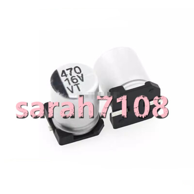 16v470uF SMD Electrolytic Capacitor مطبوع مكثف كيميائي