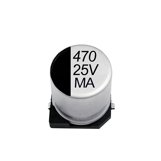 25v470uF SMD Electrolytic Capacitor مطبوع مكثف كيميائي