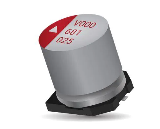 25v680uF SMD Electrolytic Capacitor مطبوع مكثف كيميائي