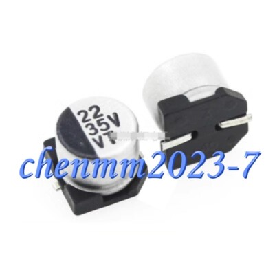 35v22uF SMD Electrolytic Capacitor مطبوع مكثف كيميائي