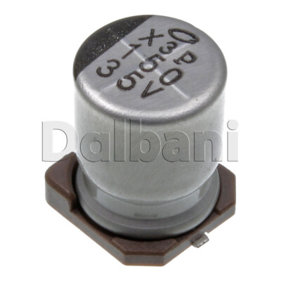 35v150uF SMD Electrolytic Capacitor مطبوع مكثف كيميائي