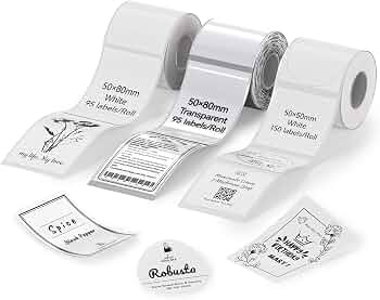 thermal gap paper B1- TT50*70/110white niimbot ستيكر
