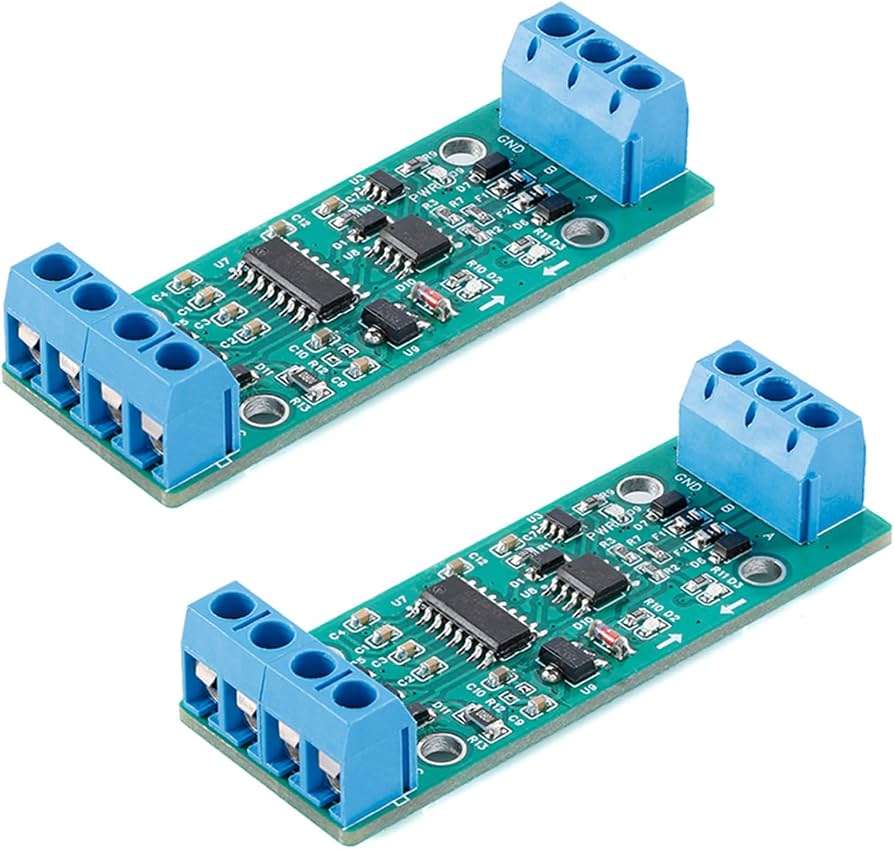 Q12 converter rs232 to rs485 4 pin serial adapter محول تسلسلي
