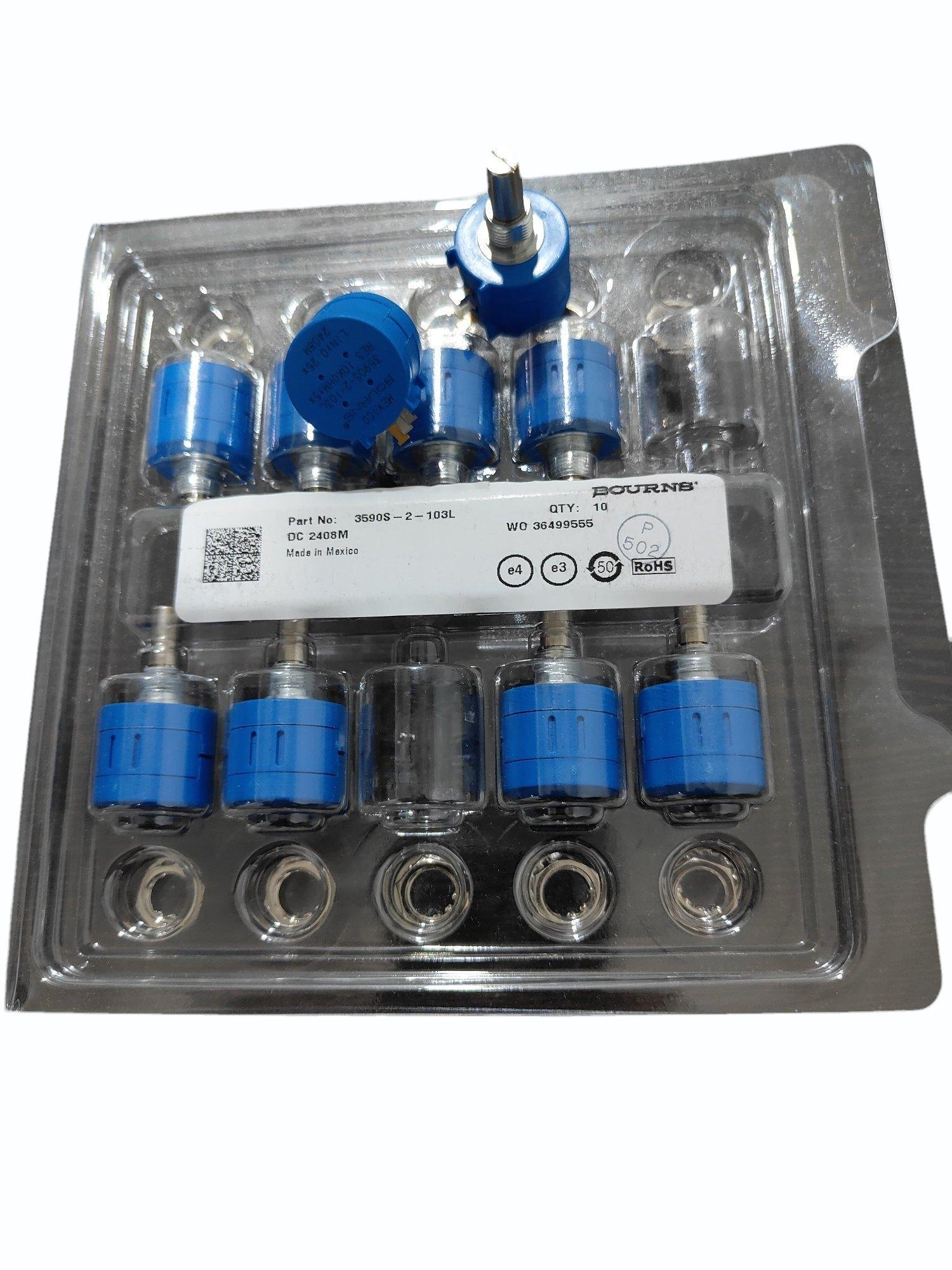 VW6 Mexico Bourns Potentiometer 10K 1918m مقاومة متغيرة صناعية