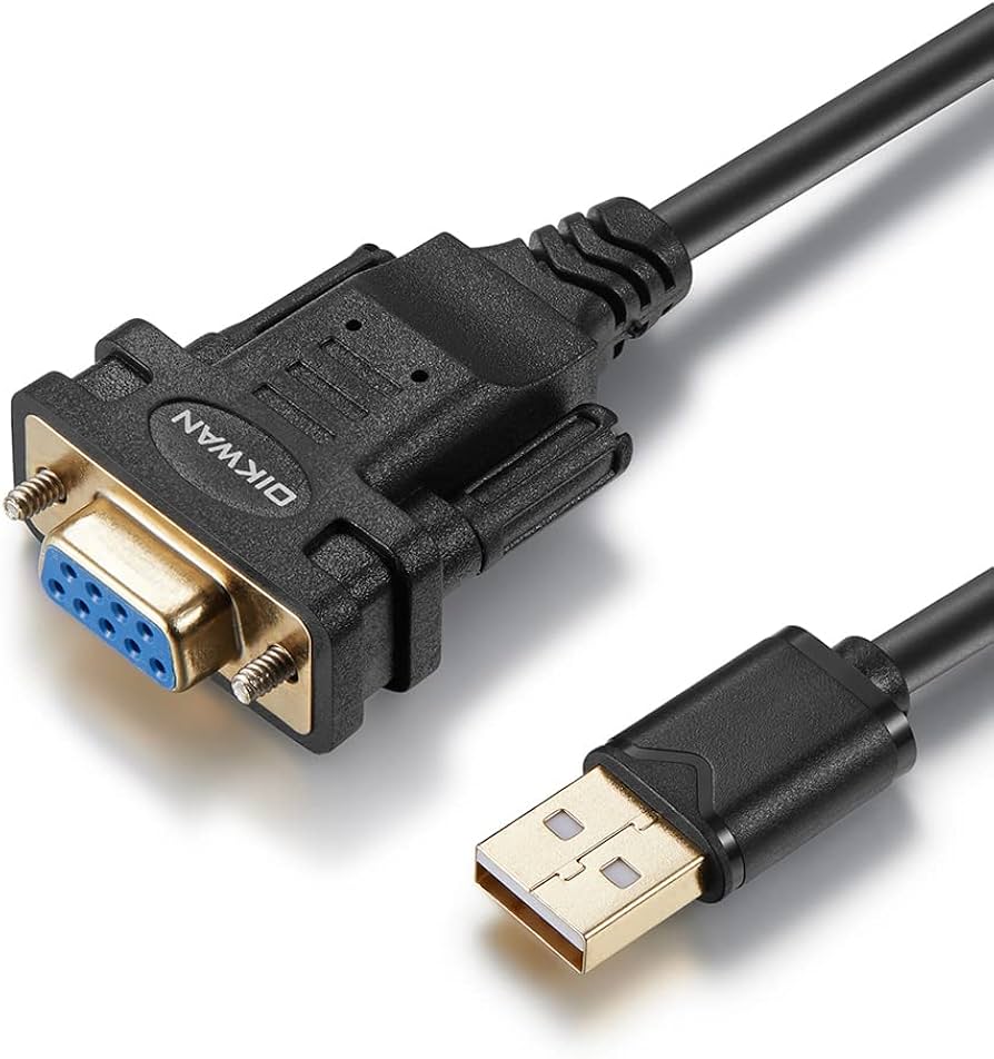 USB to RS232 DB9 Female وصلة برمجة
