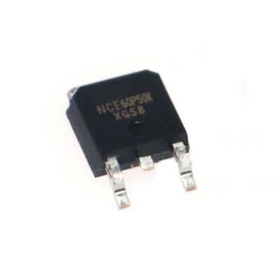SM12 NCE60P50K mosfet P-ch 50A 60V  SMD
