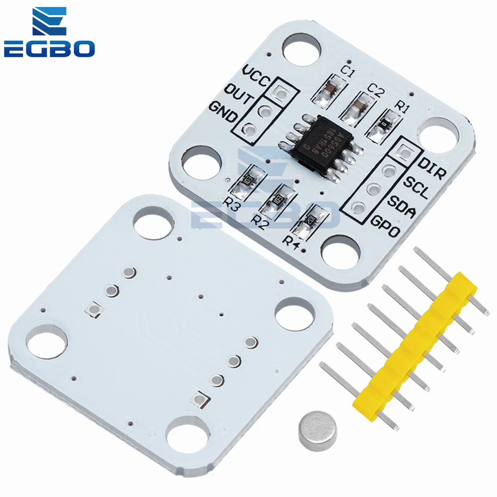 PP14 as5600 magnetic encoder 12bit حساس زاوية مغناطيسي رقمي