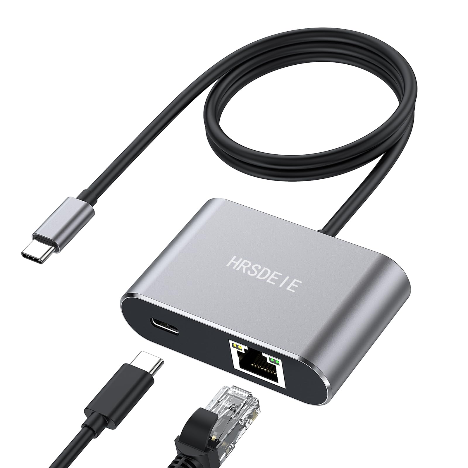 Ethernet to Type-C 1000Mbps (Gigabit) Adapter
