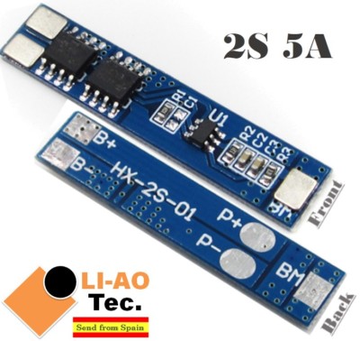 SP6 2S 5A Li-ion BMS Battery Protection for 18650 لوحة حماية بطاريات لخليتين