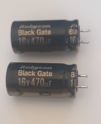 16v470uF Electrolytic Capacitor (Made in Japan) مكثف كيميائي صنع ياباني