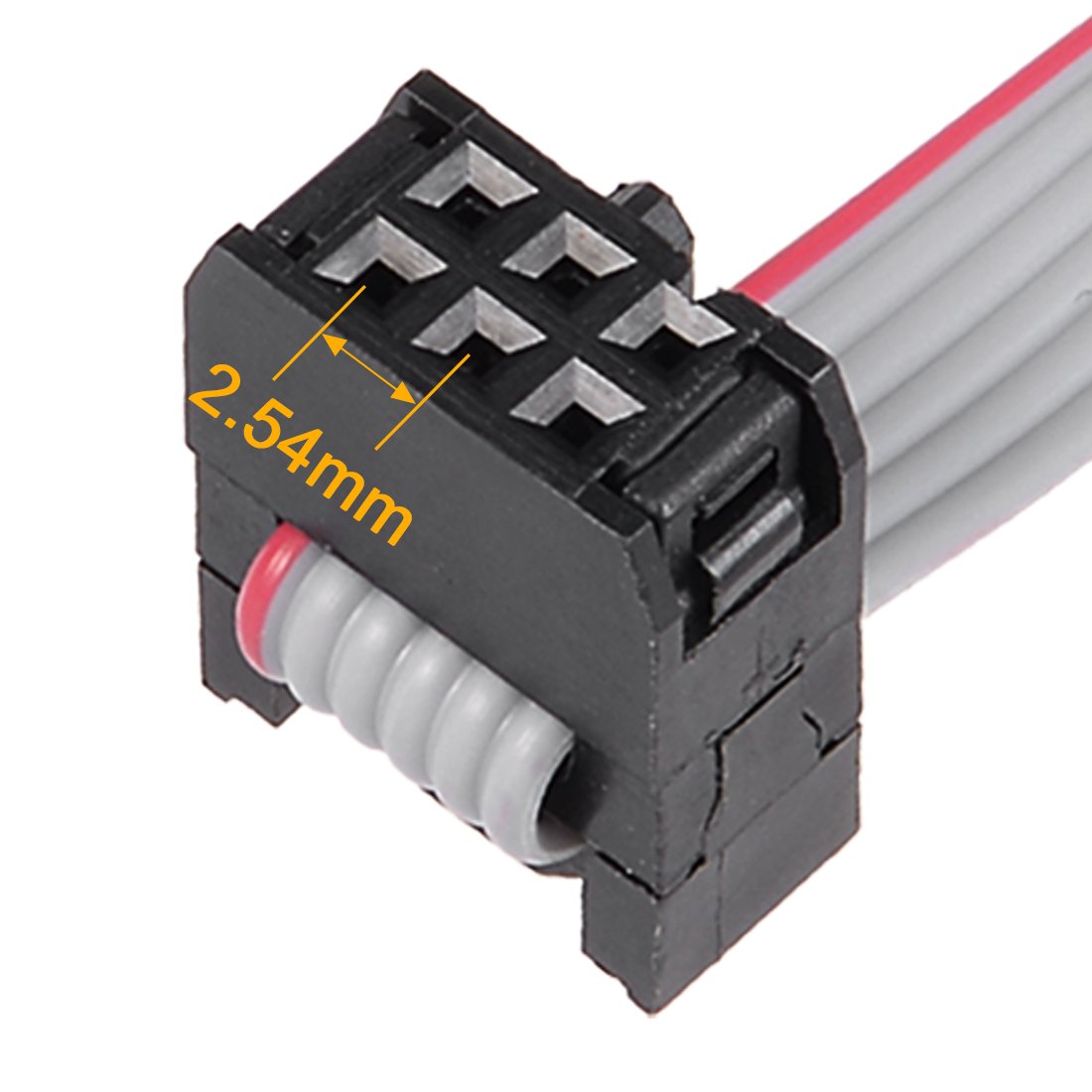 KF3-2.54 mm pitch 6 pin connector female idc socket