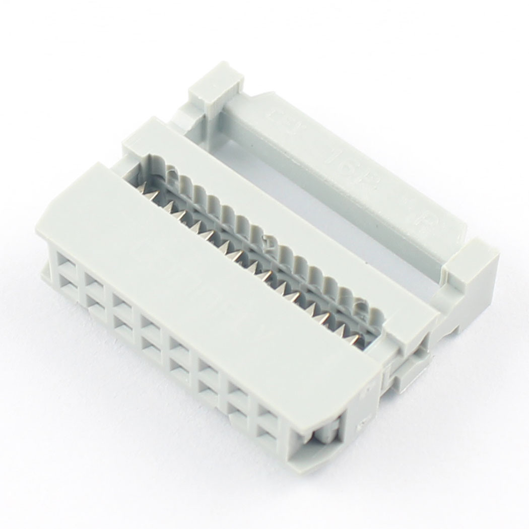 KF2-2.54 mm pitch 16 pin connector female idc socket