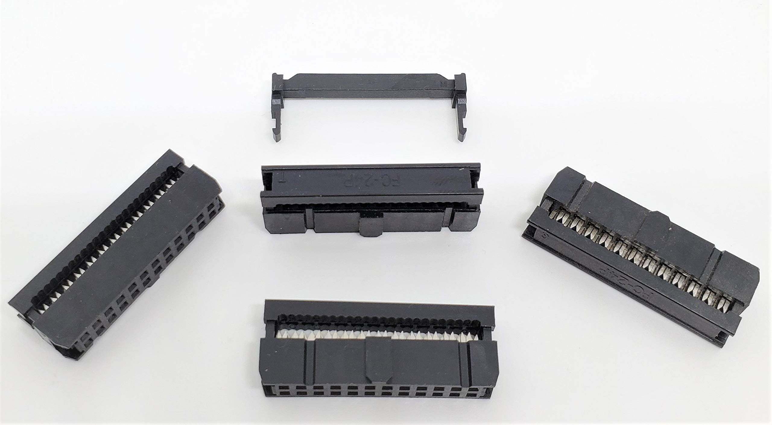2.54 mm pitch 24pin connector female idc socket
