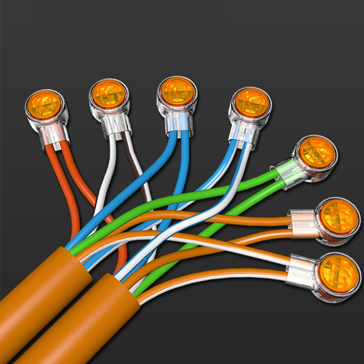 موصل سلك إنترنت وهاتف مقاوم للماء KD3-Waterproof Wire Connector K1