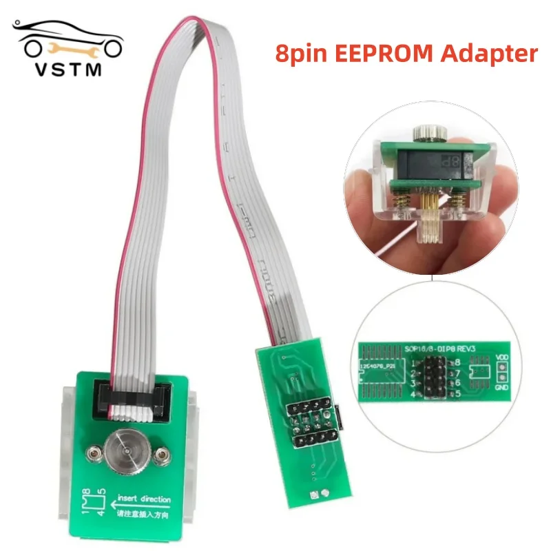 J9  H11 - clip/clamp Porgrammer cable 8PIN EEPROM مشبك مبرمجة
