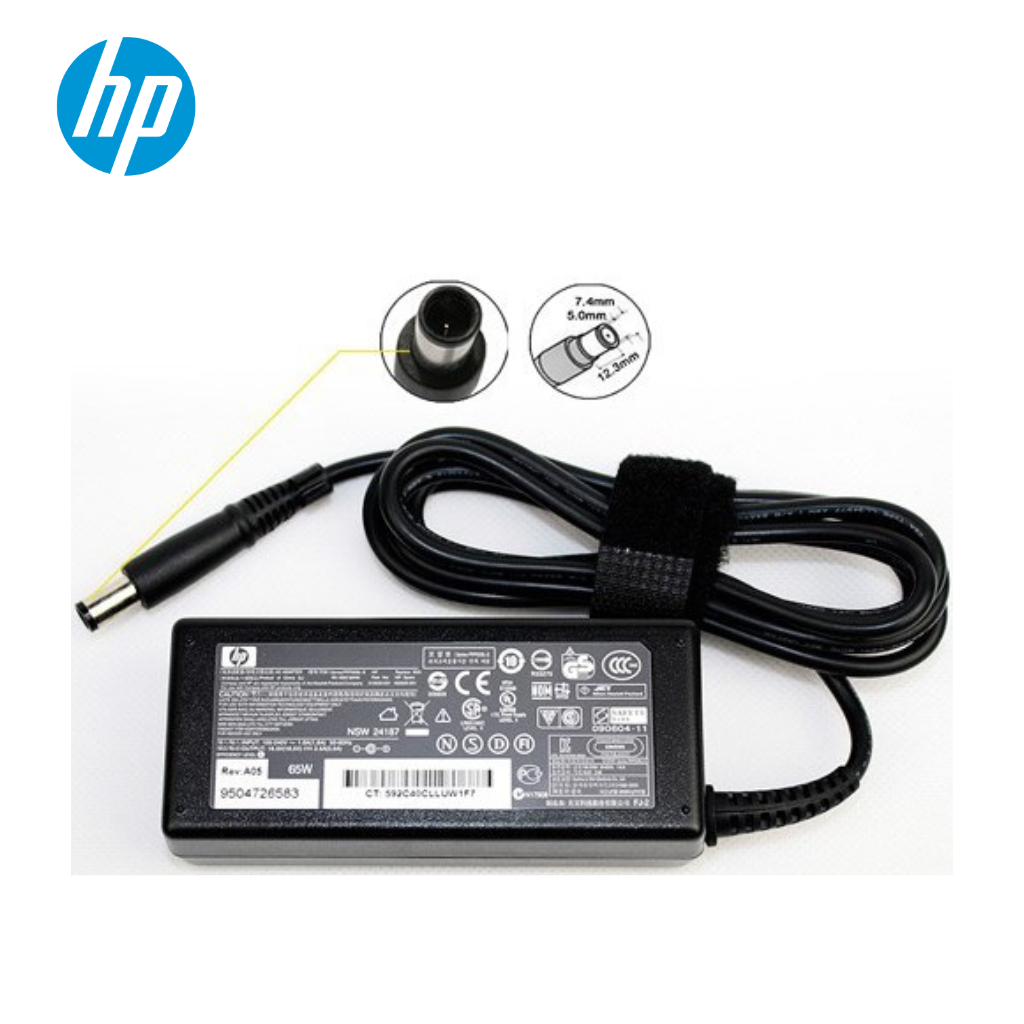 HP Laptop Charger Adapter 18.5V 3.5A شاحن