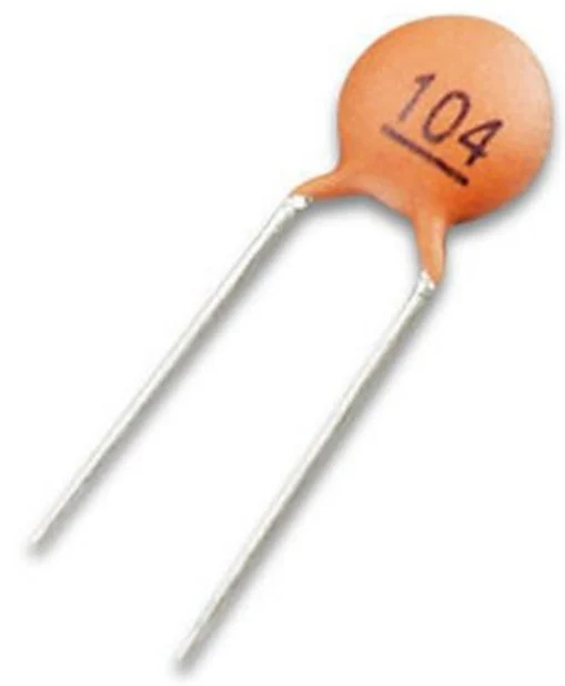 SW20-ceramic capacitor  100NF 104مكثف عدسي